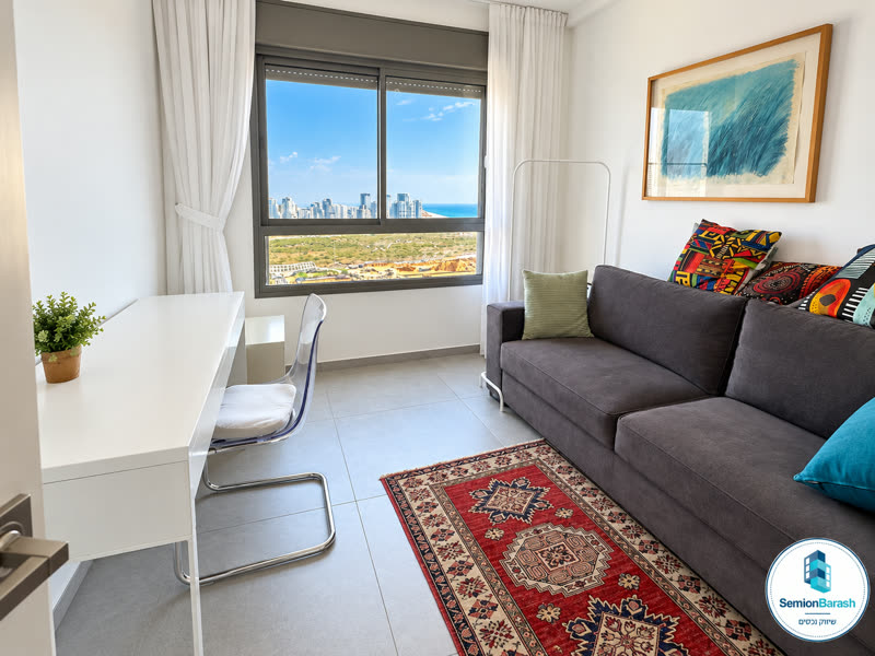 Photo 4 sur 9 : 5 pièces meublé à louer au Maris Tower, vue panoramique sur la mer — Galei HaYam, Netanya